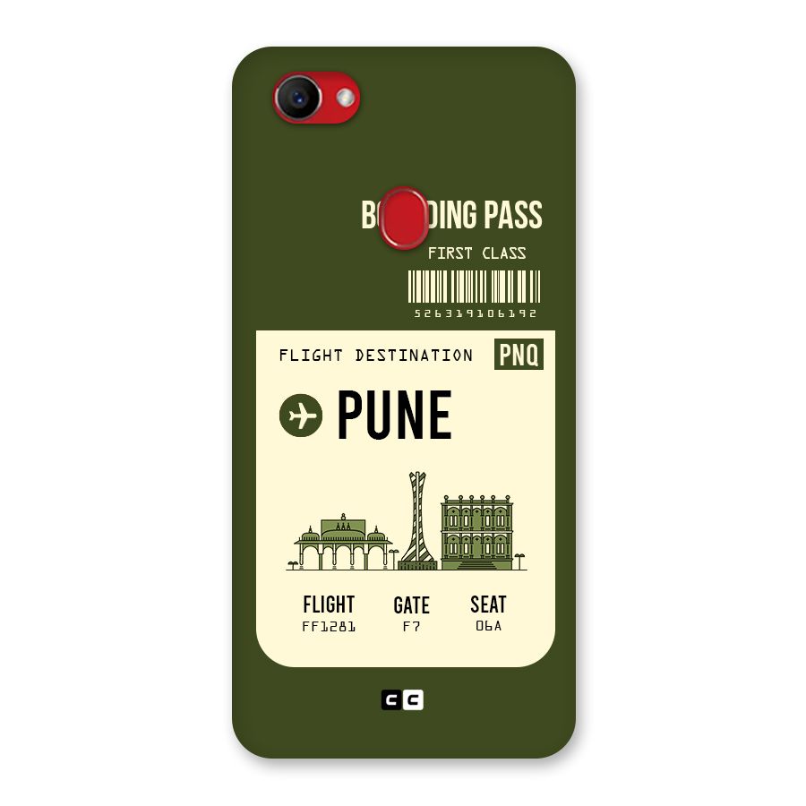 Pune Boarding Pass Back Case for Oppo F7