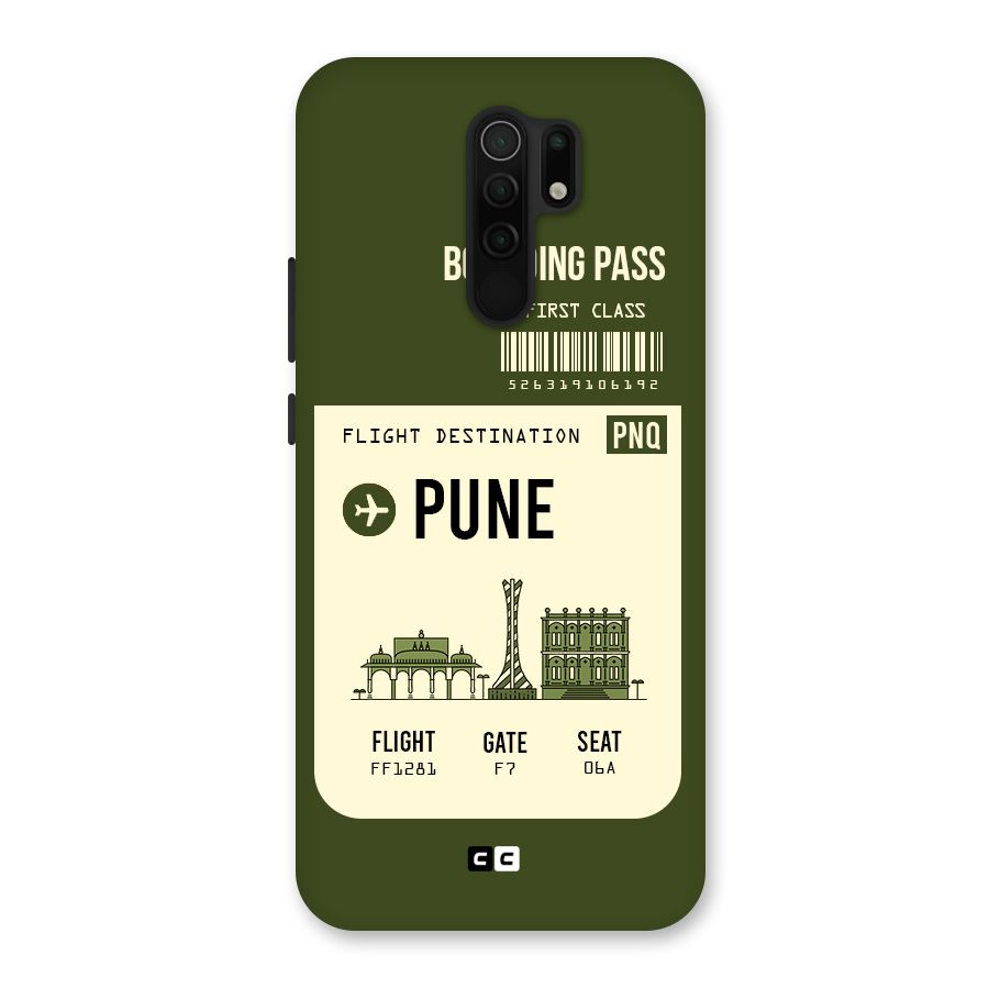 Pune Boarding Pass Back Case for Poco M2