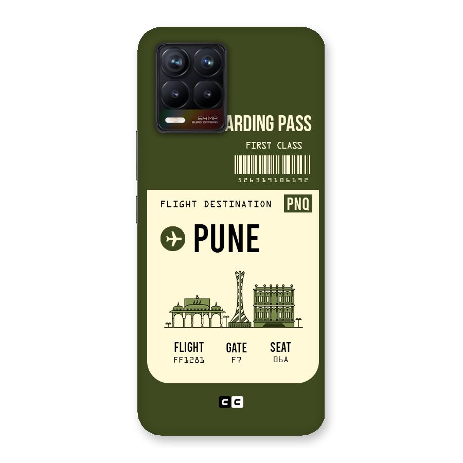 Pune Boarding Pass Back Case for Realme 8