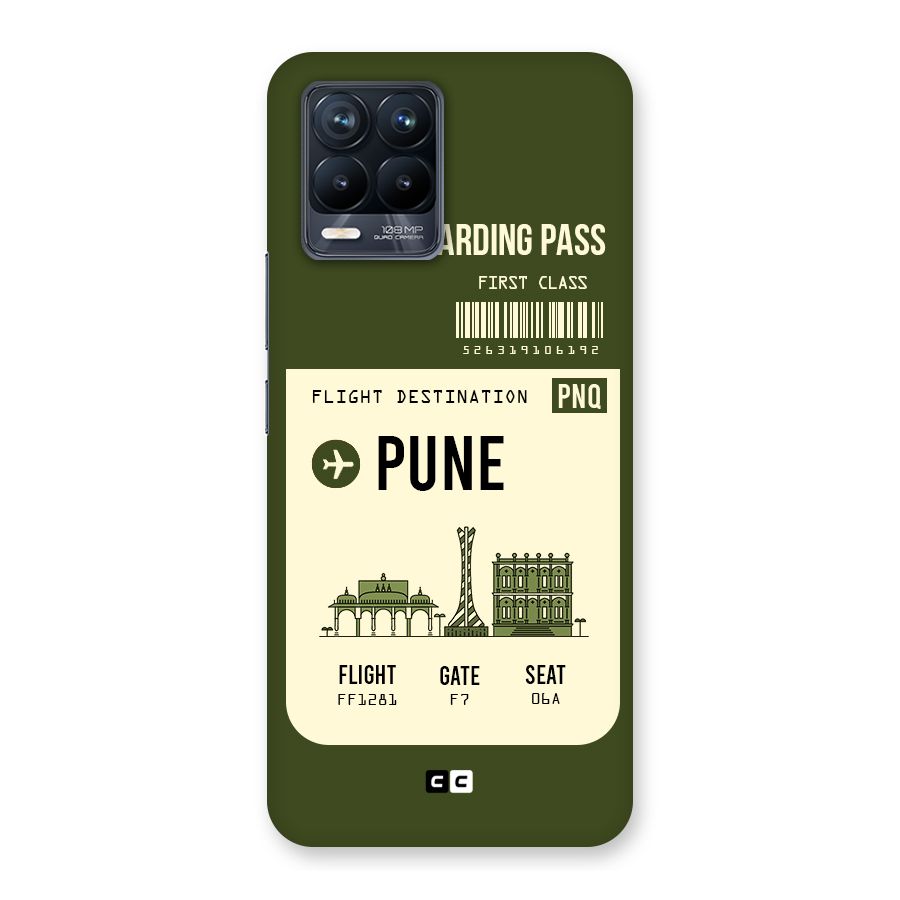Pune Boarding Pass Back Case for Realme 8 Pro