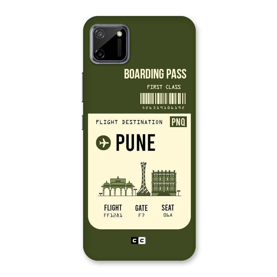 Pune Boarding Pass Back Case for Realme C11