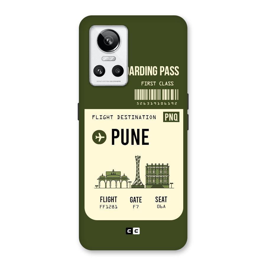 Pune Boarding Pass Back Case for Realme GT Neo 3