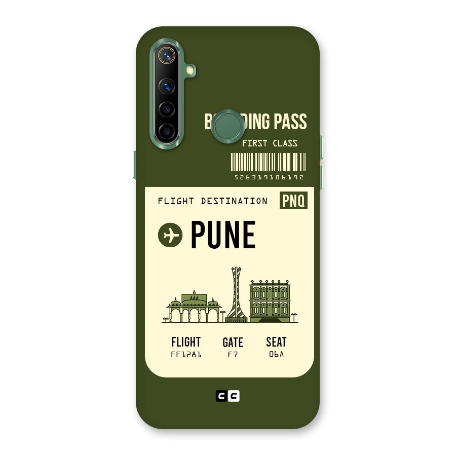 Pune Boarding Pass Back Case for Realme Narzo 10