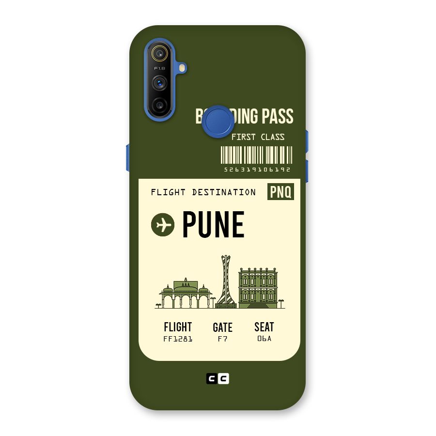 Pune Boarding Pass Back Case for Realme Narzo 10A