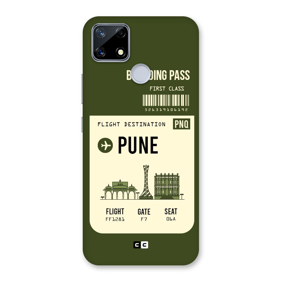 Pune Boarding Pass Back Case for Realme Narzo 20