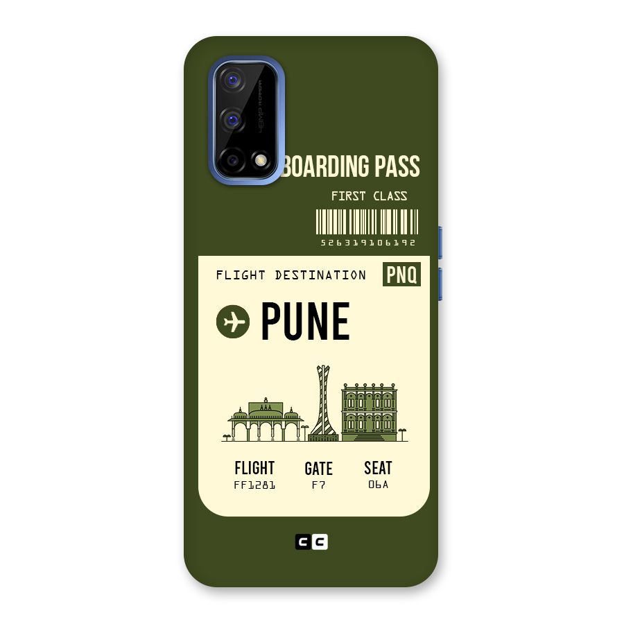 Pune Boarding Pass Back Case for Realme Narzo 30 Pro