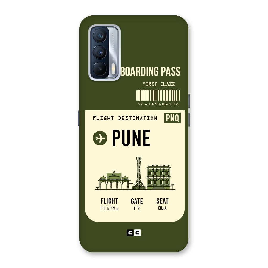 Pune Boarding Pass Back Case for Realme X7