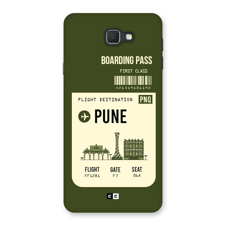 Pune Boarding Pass Back Case for Samsung Galaxy J7 Prime