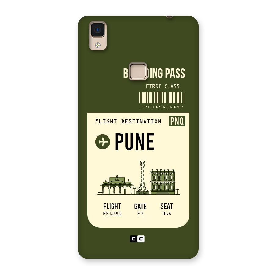 Pune Boarding Pass Back Case for V3 Max
