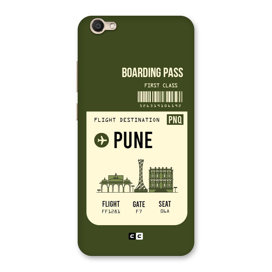 Pune Boarding Pass Back Case for Vivo V5s