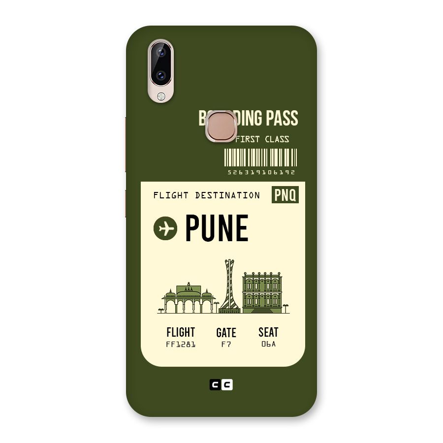 Pune Boarding Pass Back Case for Vivo Y83 Pro