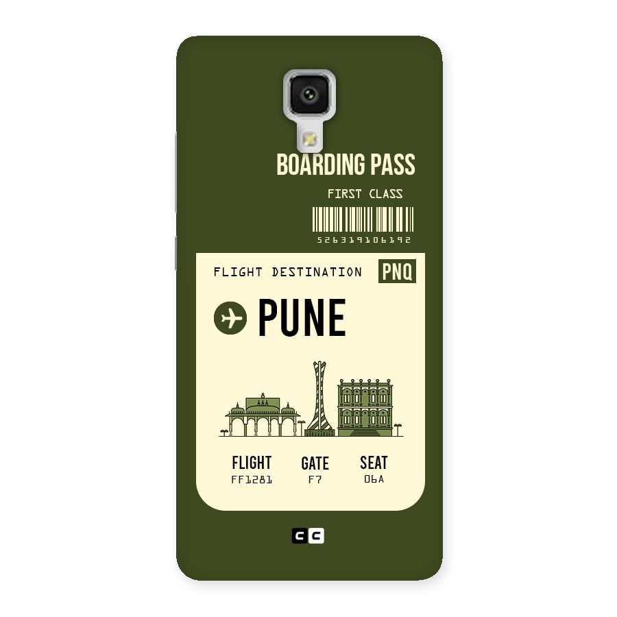 Pune Boarding Pass Back Case for Xiaomi Mi 4