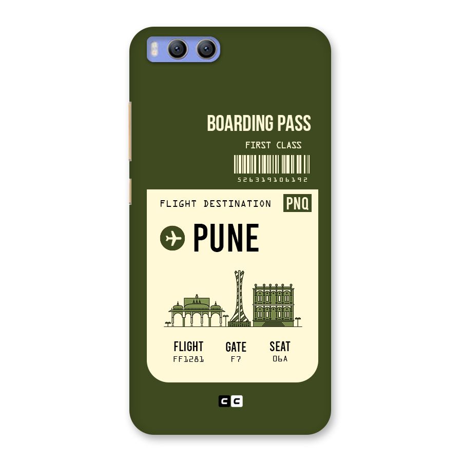 Pune Boarding Pass Back Case for Xiaomi Mi 6