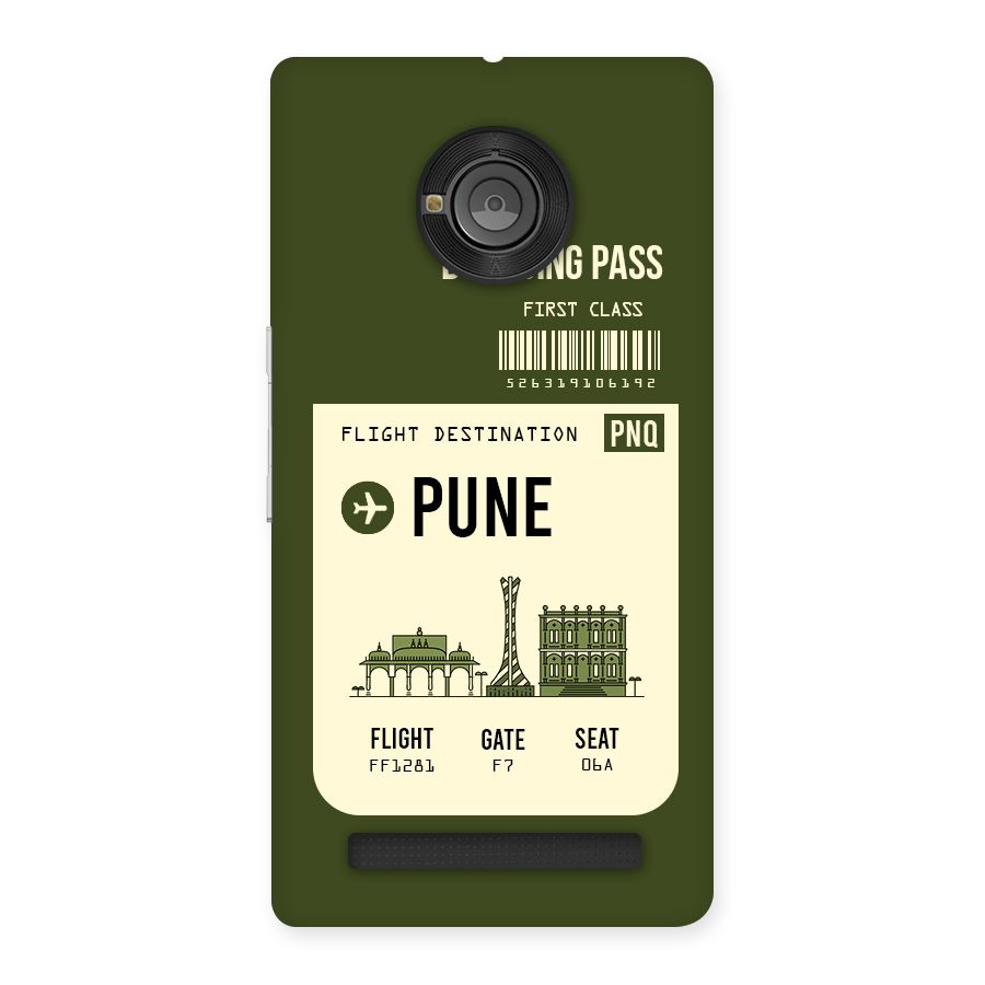 Pune Boarding Pass Back Case for Yu Yunique