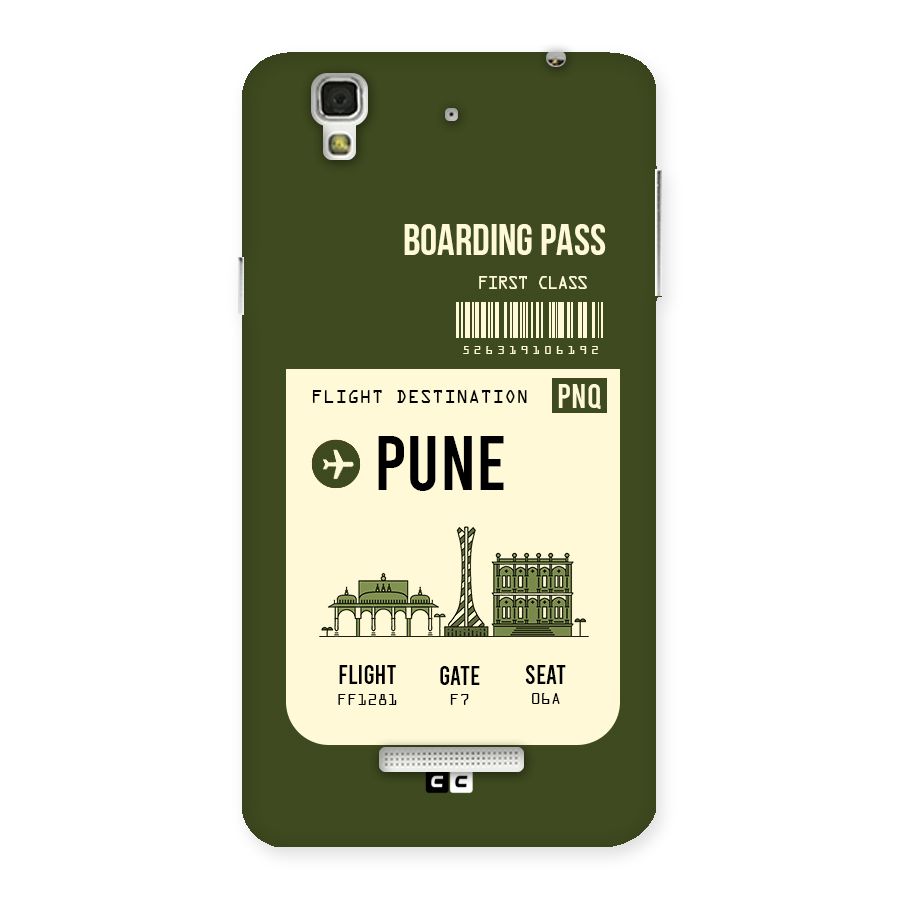 Pune Boarding Pass Back Case for Yu Yureka