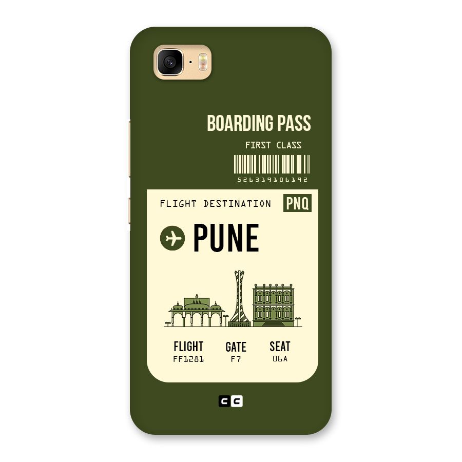 Pune Boarding Pass Back Case for Zenfone 3s Max