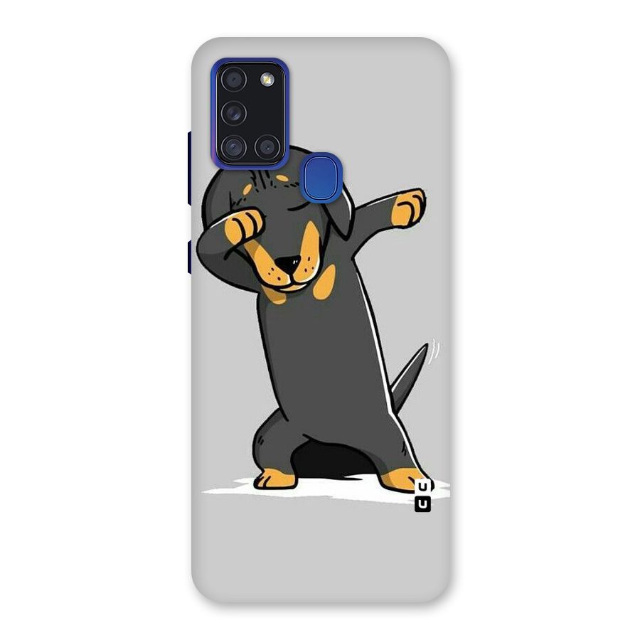 Puppy Dab Back Case for Galaxy A21s
