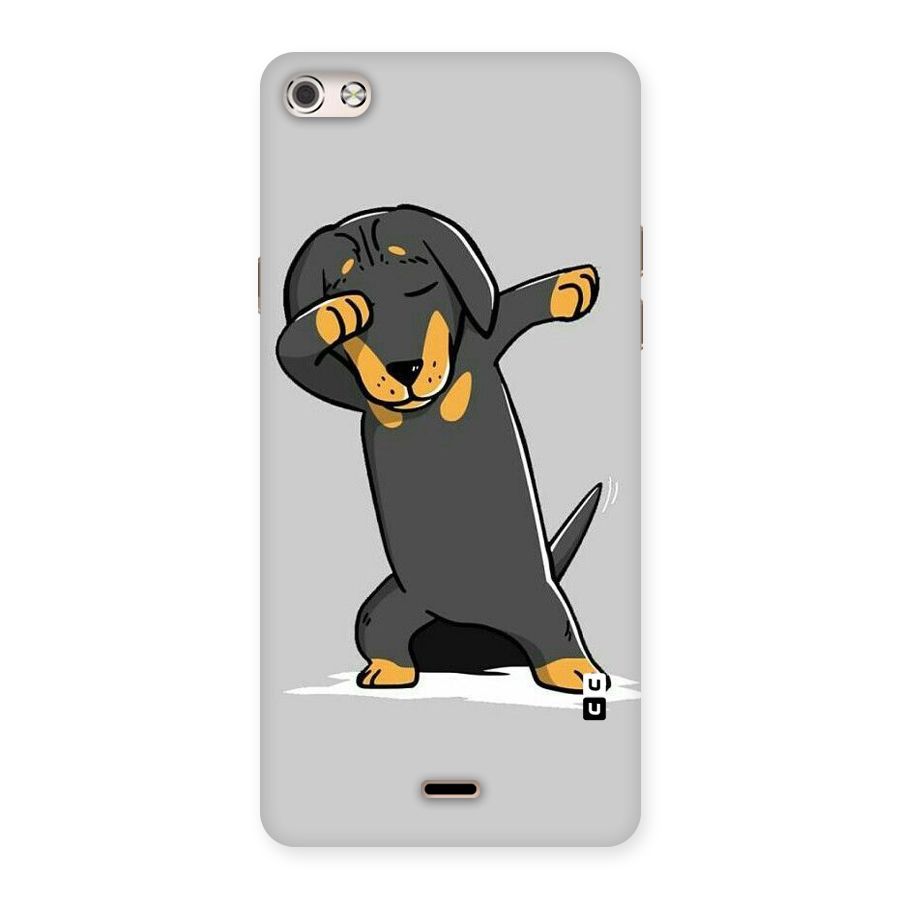 Puppy Dab Back Case for Micromax Canvas Silver 5