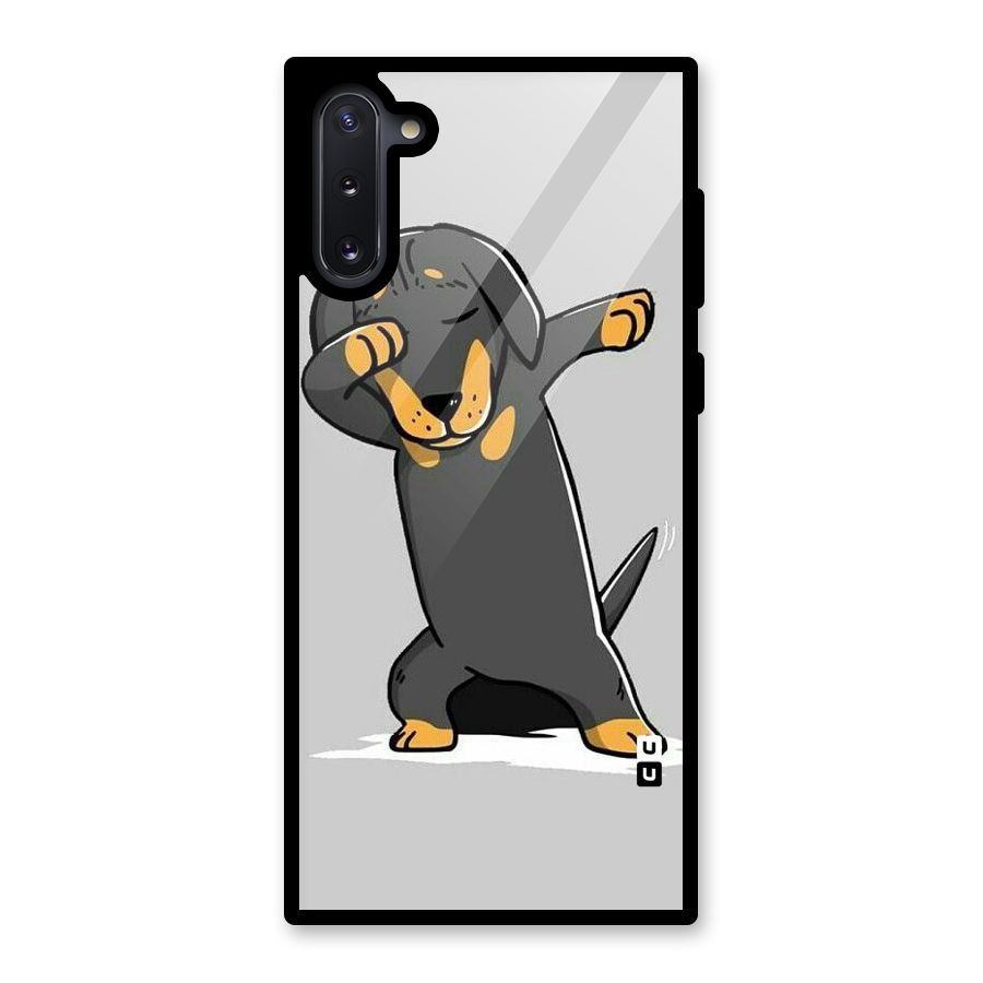 Puppy Dab Glass Back Case for Galaxy Note 10