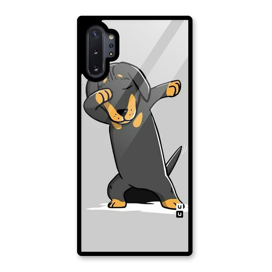 Puppy Dab Glass Back Case for Galaxy Note 10 Plus