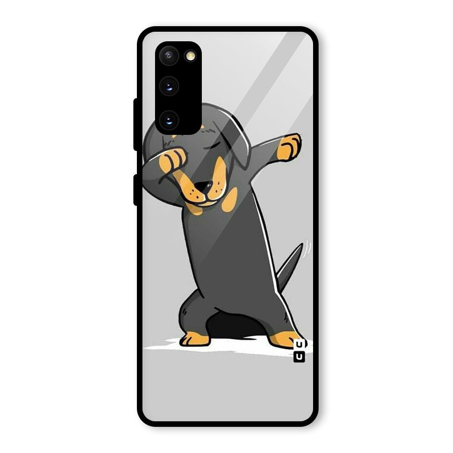Puppy Dab Glass Back Case for Galaxy S20 FE 5G