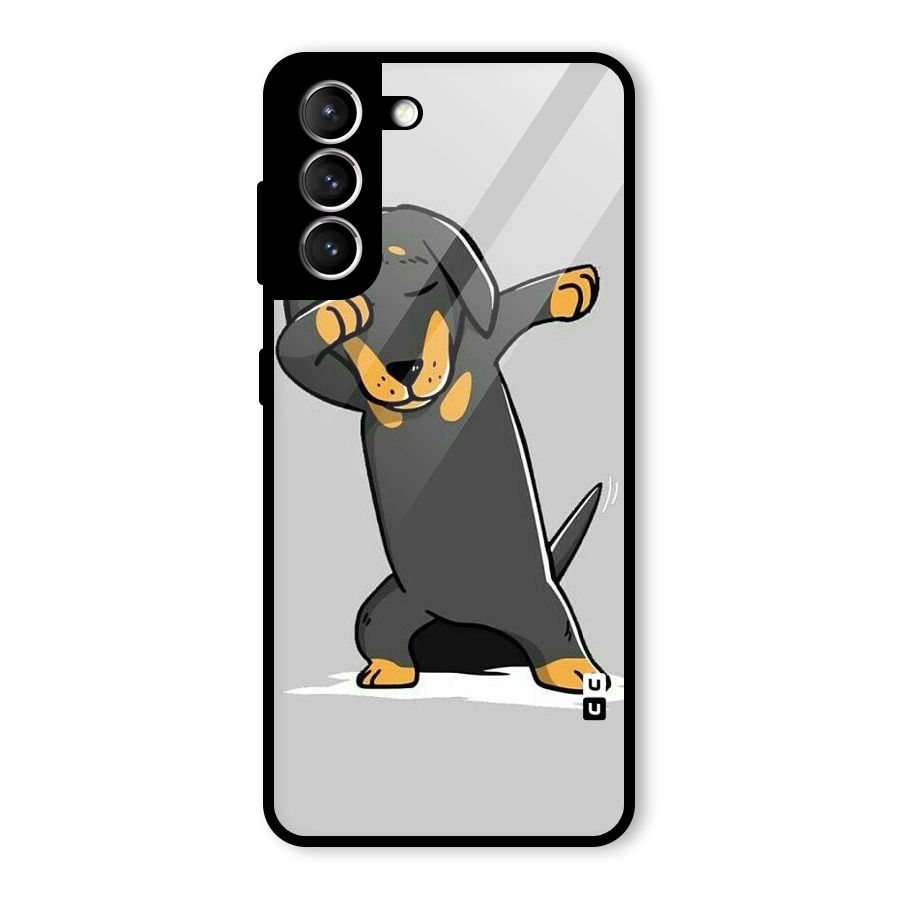 Puppy Dab Glass Back Case for Galaxy S21 5G