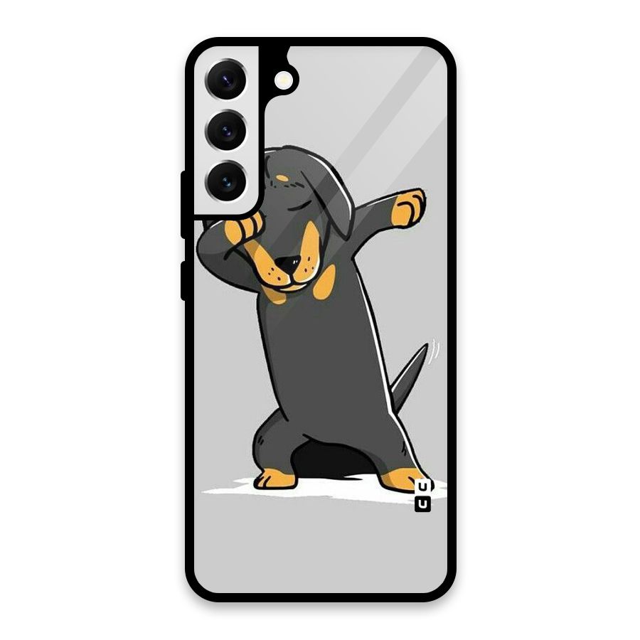 Puppy Dab Glass Back Case for Galaxy S22 Plus 5G