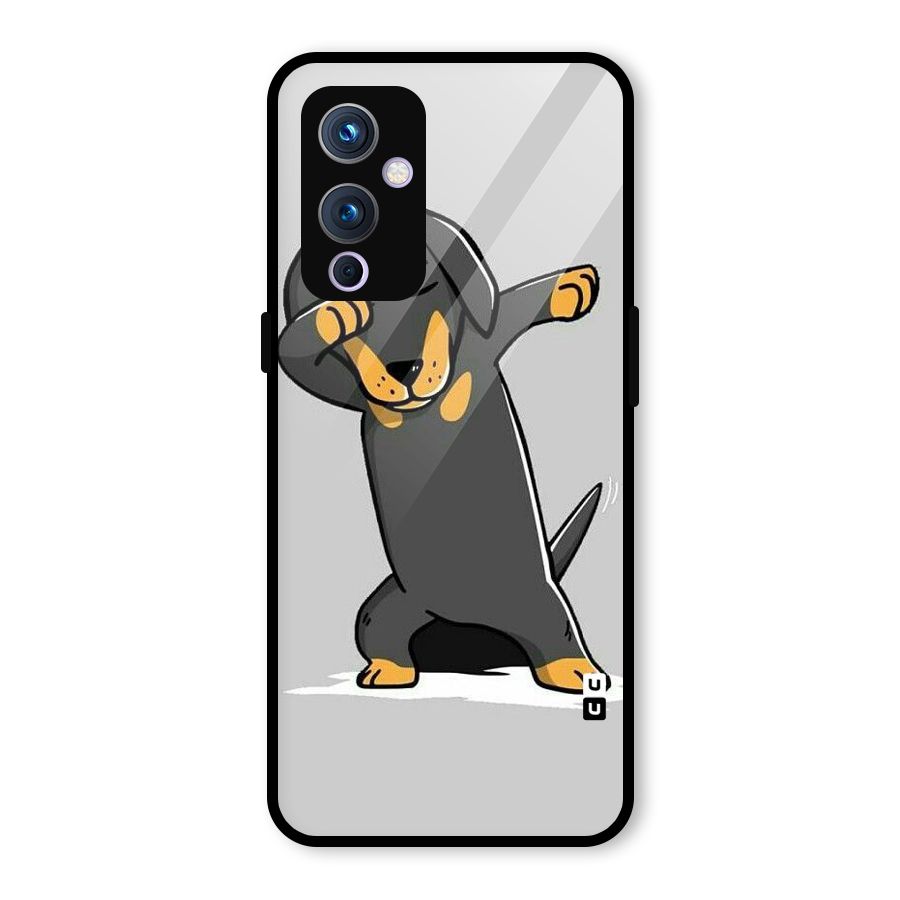 Puppy Dab Glass Back Case for OnePlus 9
