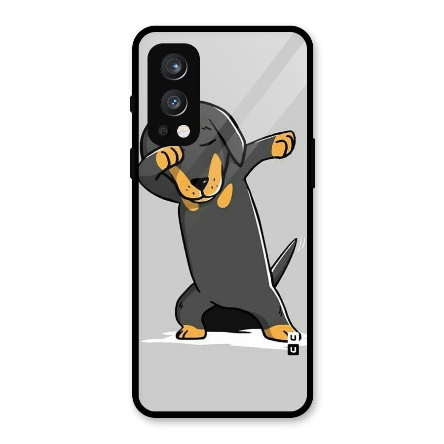 Puppy Dab Glass Back Case for OnePlus Nord 2 5G