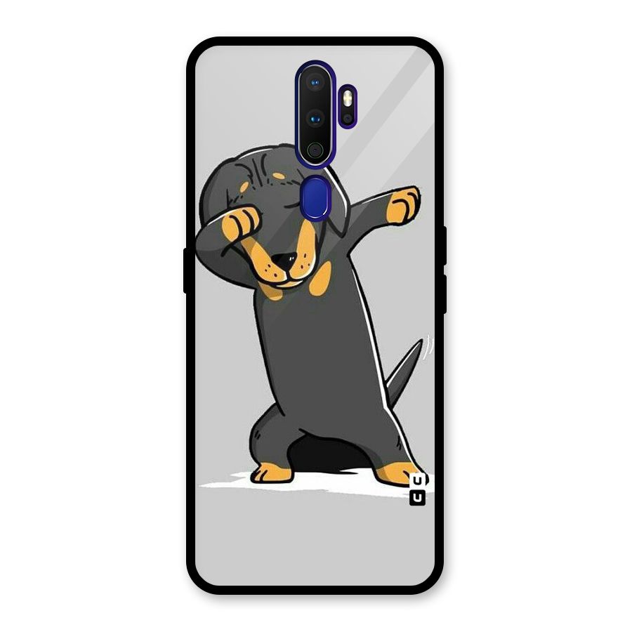 Puppy Dab Glass Back Case for Oppo A9 (2020)