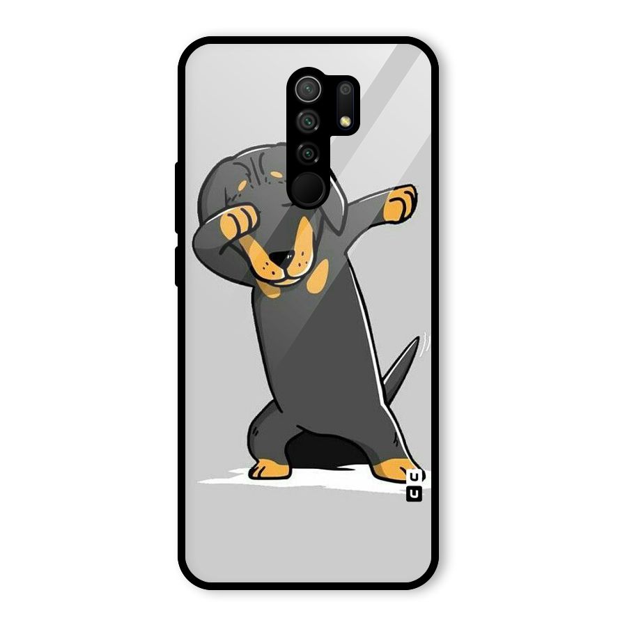 Puppy Dab Glass Back Case for Poco M2