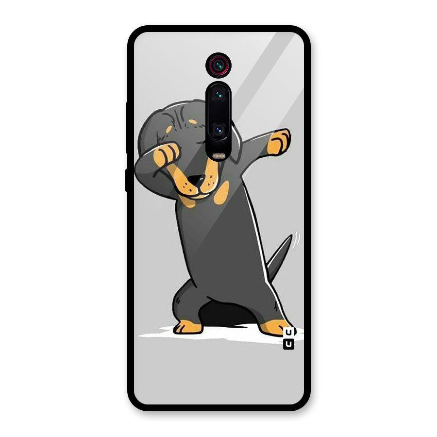 Puppy Dab Glass Back Case for Redmi K20 Pro