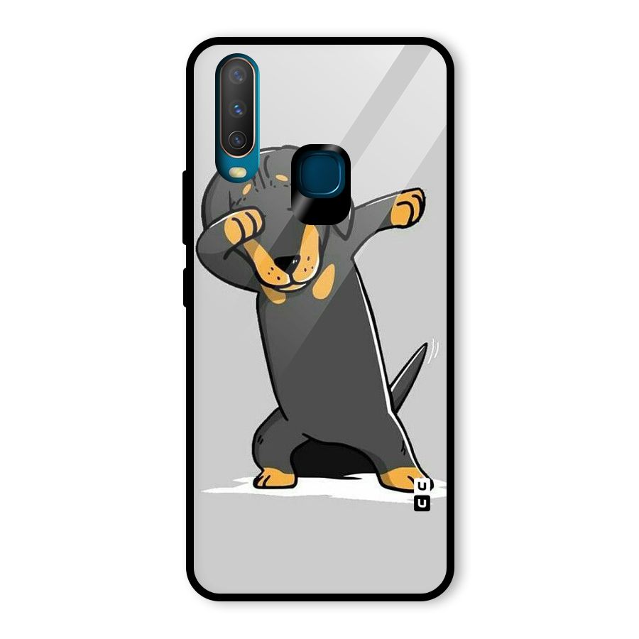 Puppy Dab Glass Back Case for Vivo U10