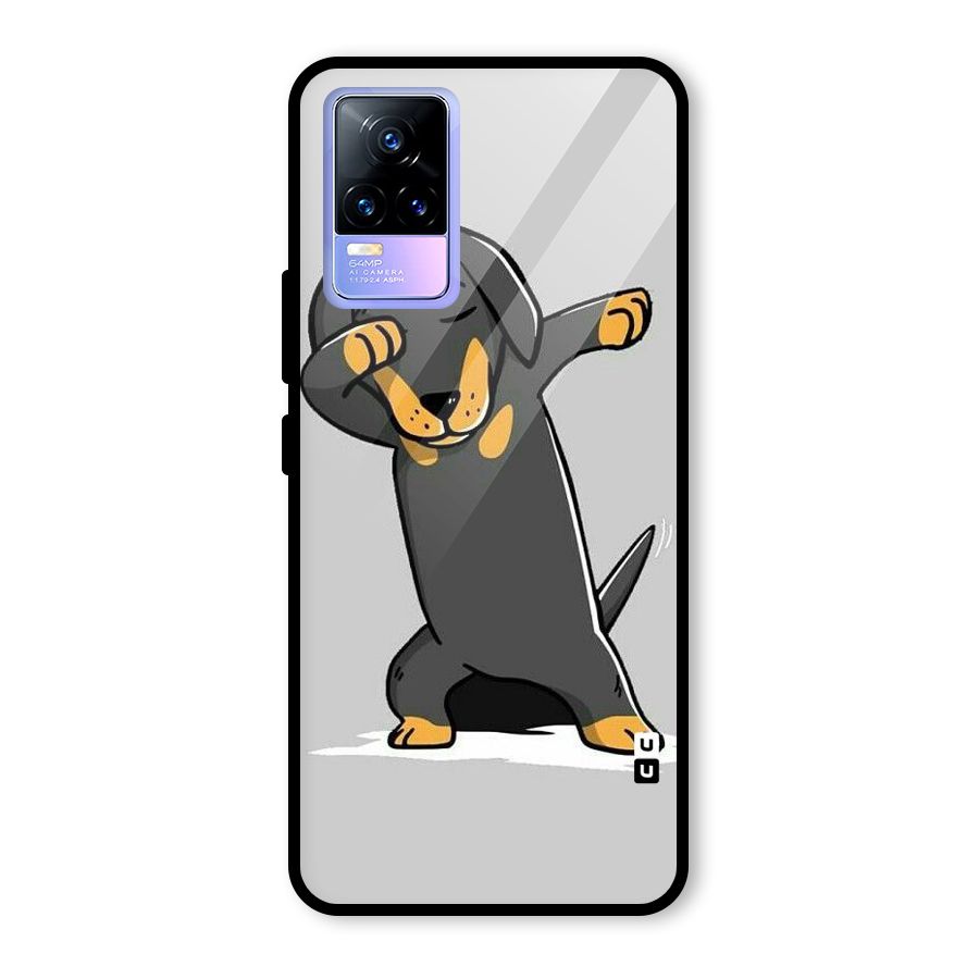 Puppy Dab Glass Back Case for Vivo Y73