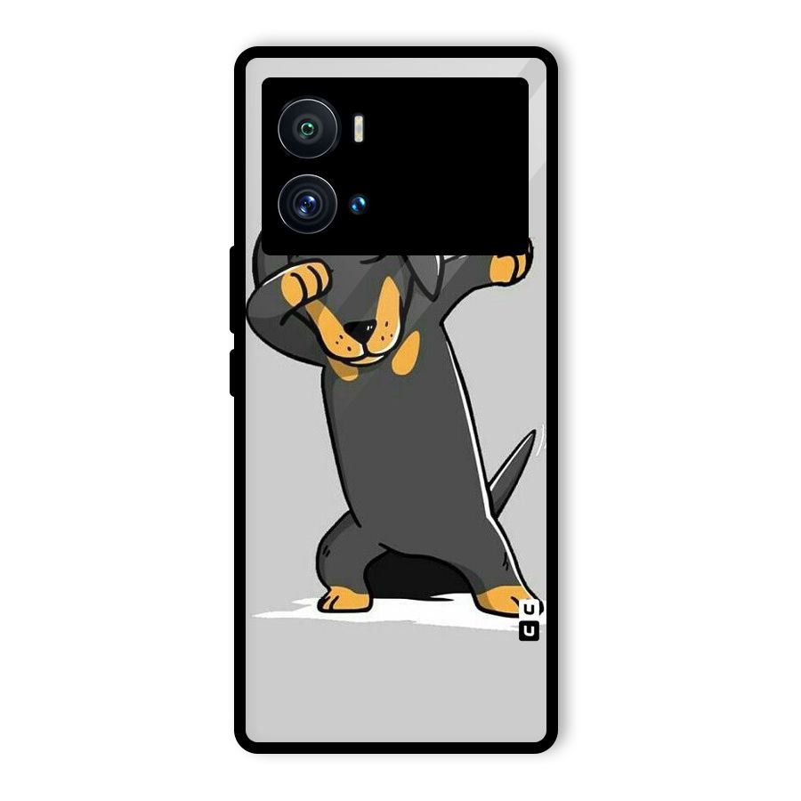 Puppy Dab Glass Back Case for Vivo iQOO 9 Pro