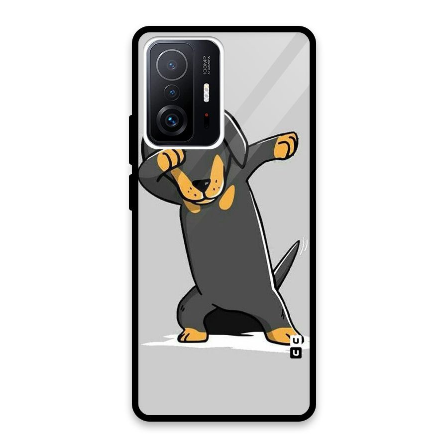 Puppy Dab Glass Back Case for Xiaomi 11T Pro