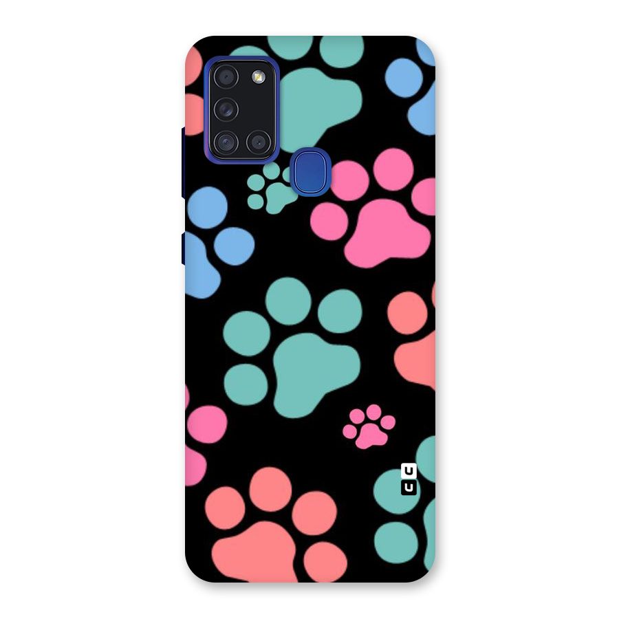 Puppy Paws Back Case for Galaxy A21s