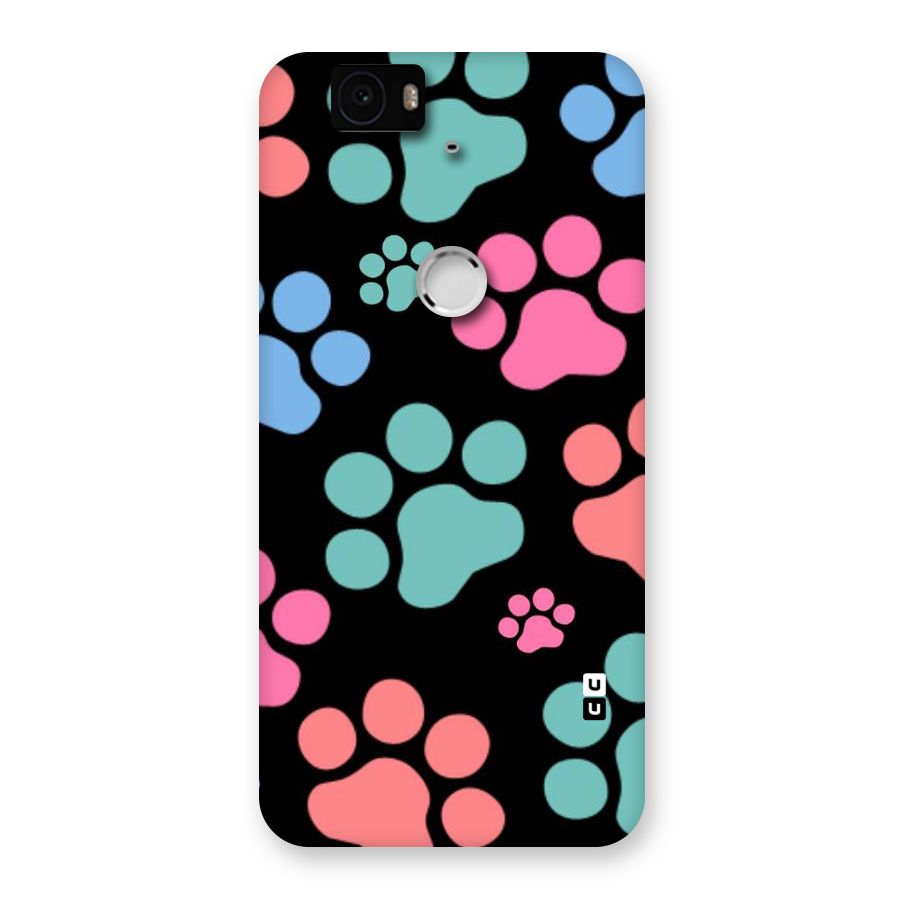 Puppy Paws Back Case for Google Nexus-6P