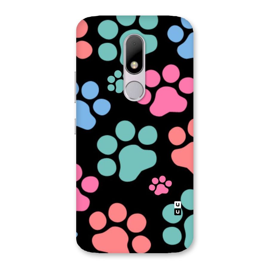 Puppy Paws Back Case for Moto M