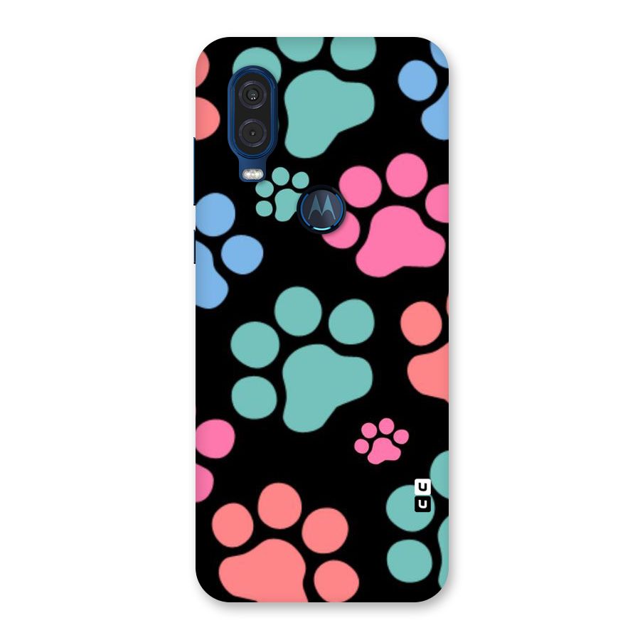 Puppy Paws Back Case for Motorola One Vision