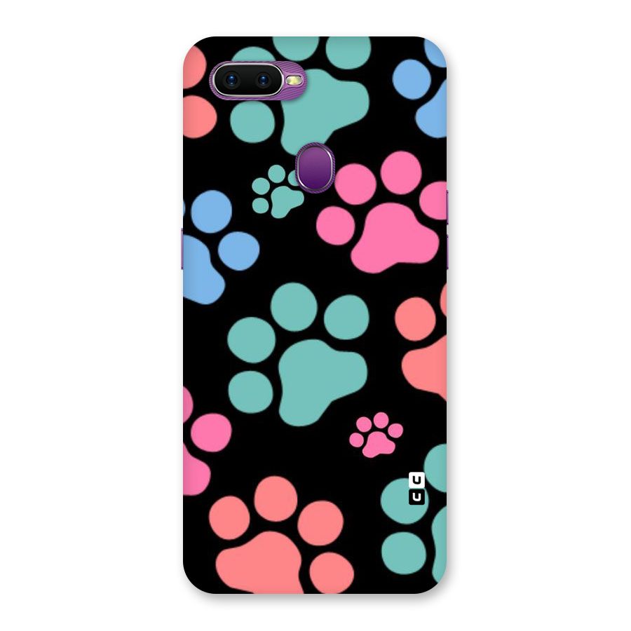 Puppy Paws Back Case for Oppo F9