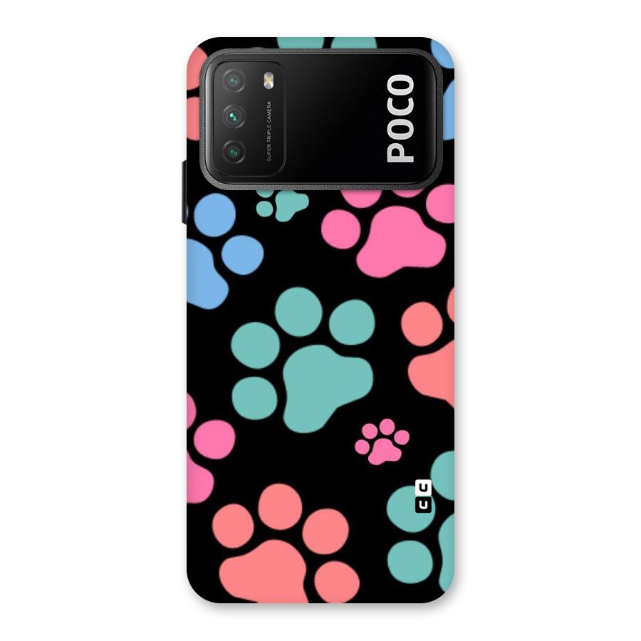 Puppy Paws Back Case for Poco M3