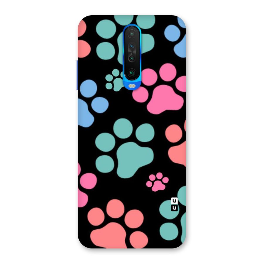 Puppy Paws Back Case for Poco X2