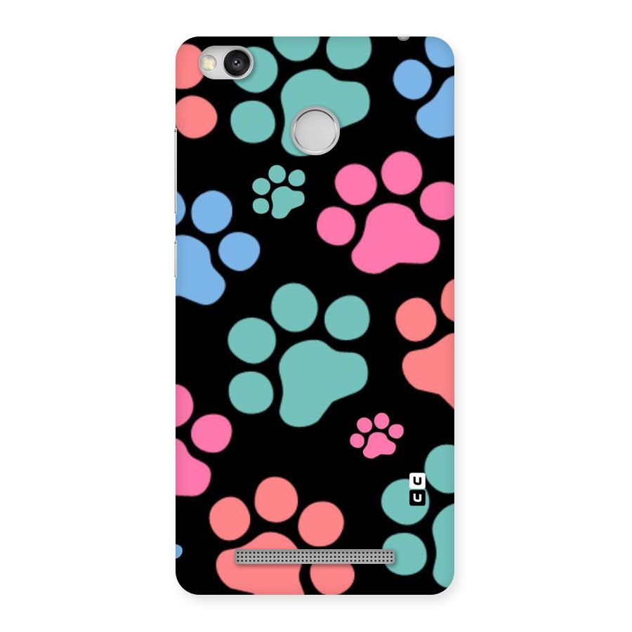 Puppy Paws Back Case for Redmi 3S Prime