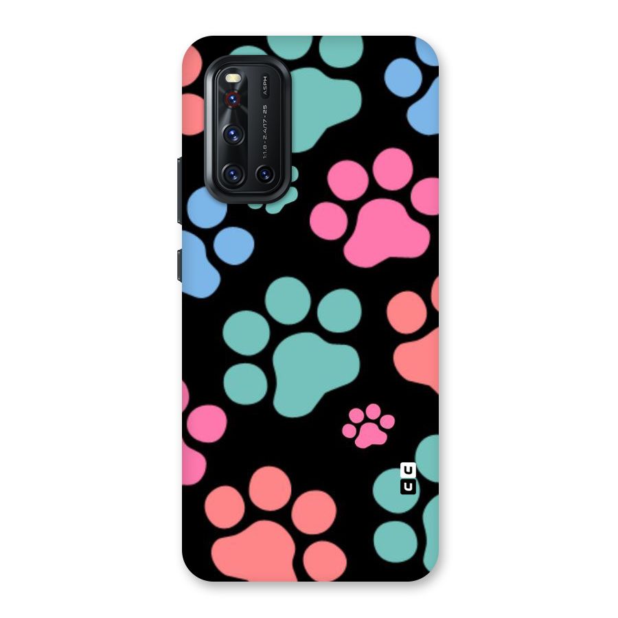 Puppy Paws Back Case for Vivo V19