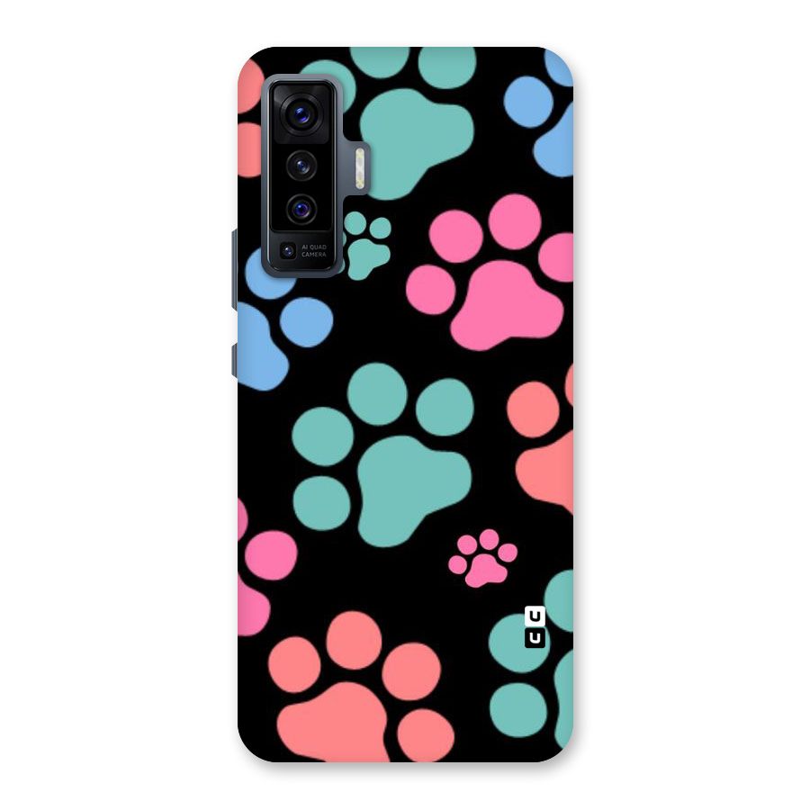 Puppy Paws Back Case for Vivo X50