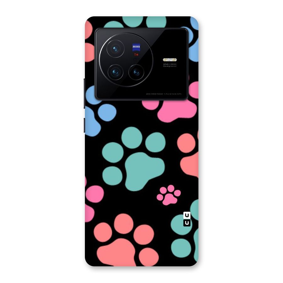 Puppy Paws Back Case for Vivo X80