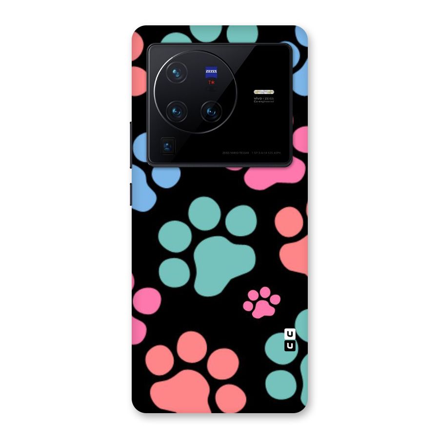 Puppy Paws Back Case for Vivo X80 Pro
