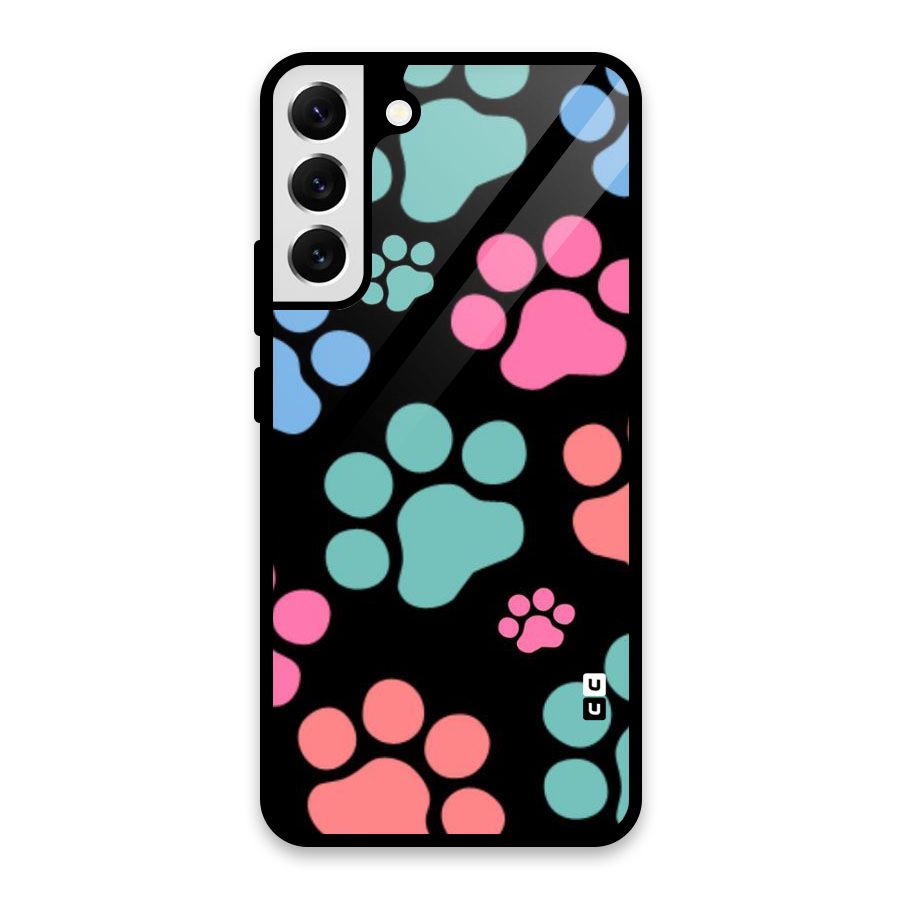 Puppy Paws Glass Back Case for Galaxy S22 Plus 5G
