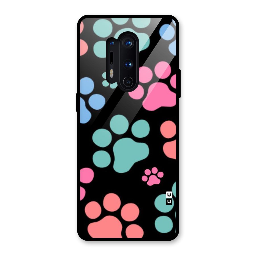 Puppy Paws Glass Back Case for OnePlus 8 Pro